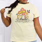 Simply Love Full Size Mushroom & Butterfly Graphic Cotton T-Shirt