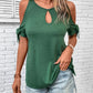 Keyhole Cold Shoulder T-Shirt