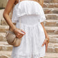 Strapless Layered Smocked Romper