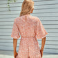 Leopard Ruffled Surplice Romper