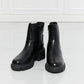 MMShoes What It Takes Lug Sole Chelsea Boots in Black