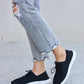 Forever Link Flat Round Toe Lace-Up Sneakers