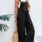 Full Size Square Neck Wide Strap Overalls