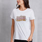 COFFEE Round Neck Short Sleeve T-Shirt