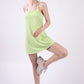 VERY J Sleeveless Active Tennis Dress with Unitard Liner