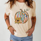 Pumpkin Graphic Round Neck T-Shirt