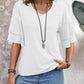 V-Neck Half Sleeve Blouse