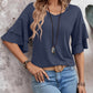 V-Neck Half Sleeve Blouse