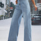 Wide Leg Jeans with Pockets