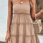 Frill Spaghetti Strap Tiered Dress