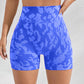 Printed High Waist Active Shorts