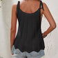 Tied Openwork Scoop Neck Sleeveless Tank