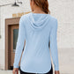 Long Sleeve Hooded Active Top