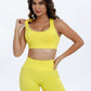 Scoop Neck Wide Strap Top and Shorts Active Set