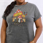 Simply Love Full Size Mushroom & Butterfly Graphic Cotton T-Shirt