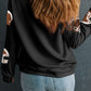 Sequin Round Neck Long Sleeve Sweatshirt