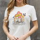 Simply Love Full Size Mushroom & Butterfly Graphic Cotton T-Shirt