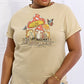 Simply Love Full Size Mushroom & Butterfly Graphic Cotton T-Shirt