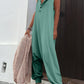 Full Size Half Button Sleeveless Jumpsuit