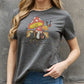 Simply Love Full Size Mushroom & Butterfly Graphic Cotton T-Shirt