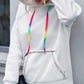 Ivy Lane Contrast Stitching Drawstring Raglan Sleeve Hoodie