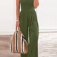 Full Size Scoop Neck Wide Strap Jumpsuit