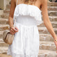 Strapless Layered Smocked Romper