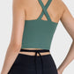 Crisscross Grecian Neck Active Cami