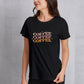 COFFEE Round Neck Short Sleeve T-Shirt