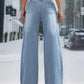 Wide Leg Jeans with Pockets