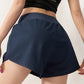 Slit Active Shorts with Pockets