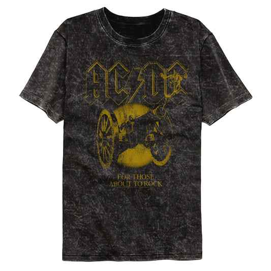 AC/DC Adult Lightweight Mineral Wash T-Shirt