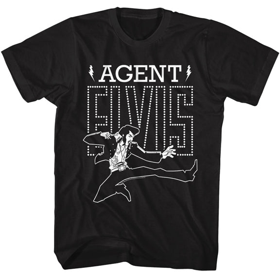 Agent Elvis Adult Lightweight T-Shirt