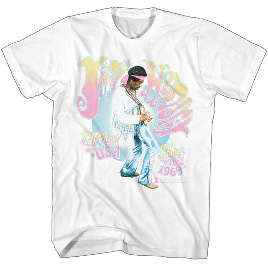 Jimi Hendrix Adult Lightweight T-Shirt