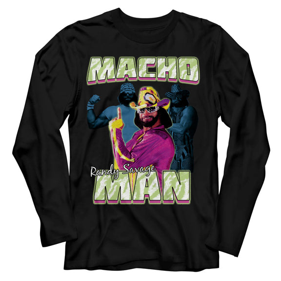 Macho Man Randy Savage Adult Long Sleeve Shirt