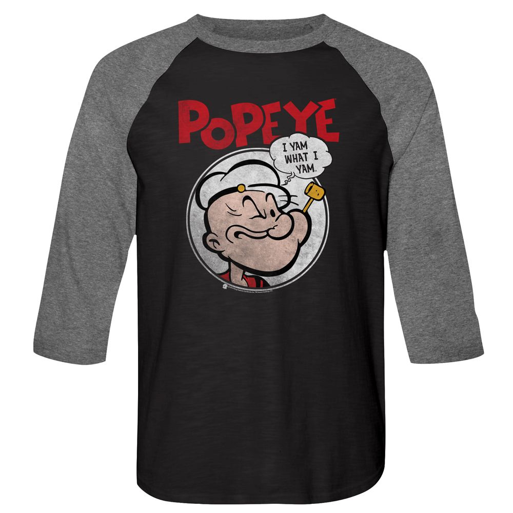 Popeye Adult Lightweight Raglan Shirt