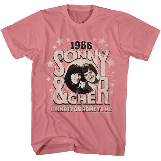 Sonny & Cher Adult Lightweight T-Shirt