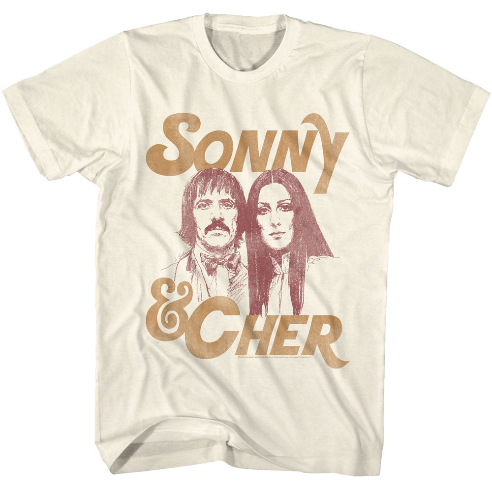 Sonny & Cher Adult Lightweight T-Shirt