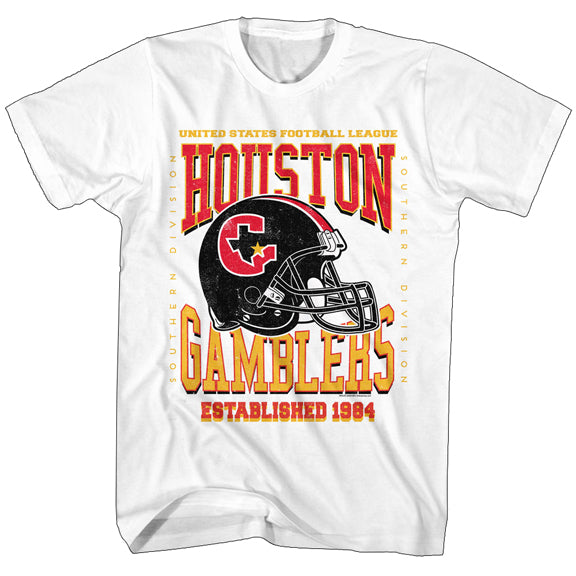 USFL Houston Gamblers Adult Lightweight T-Shirt