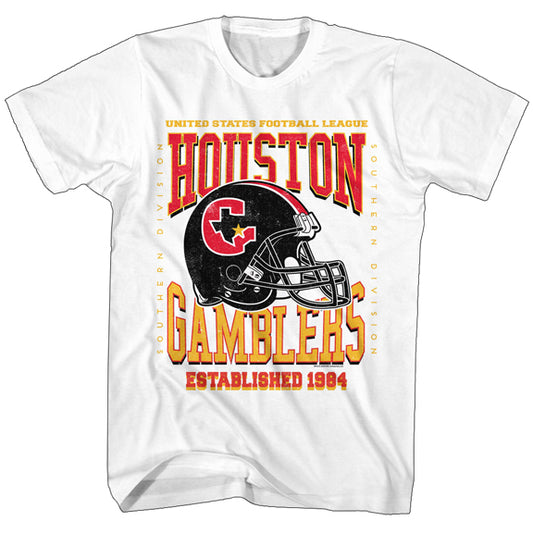 USFL Houston Gamblers Adult Lightweight T-Shirt