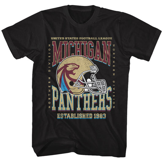 USFL Michigan Panthers Adult Lightweight T-Shirt