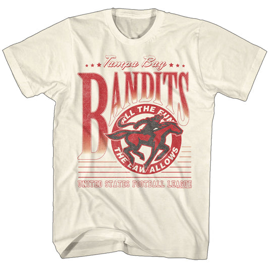 USFL Tampa Bay Bandits Adult Lightweight T-Shirt