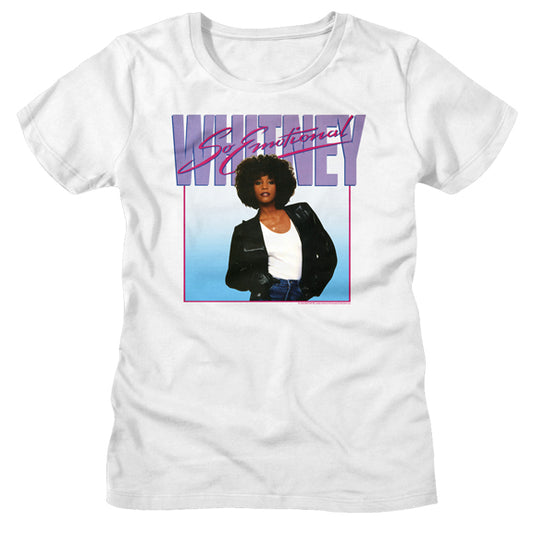 Whitney Houston Juniors Lightweight T-Shirt