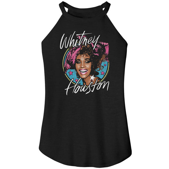 Whitney Houston Juniors Sleeveless Rocker Tank