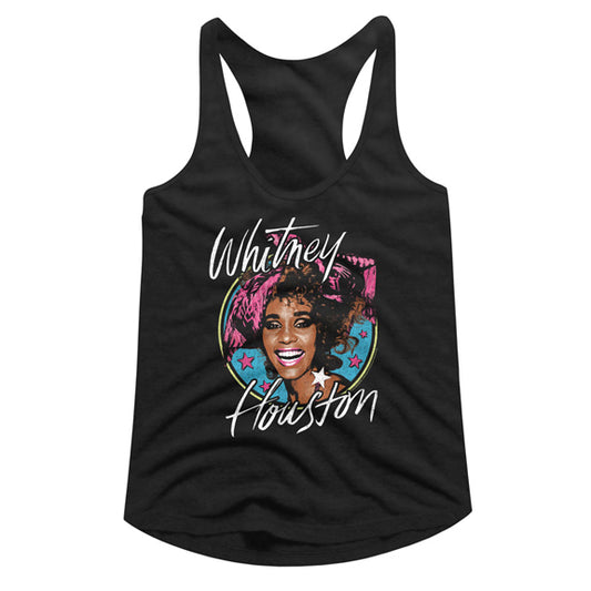 Whitney Houston Juniors Racerback Tank