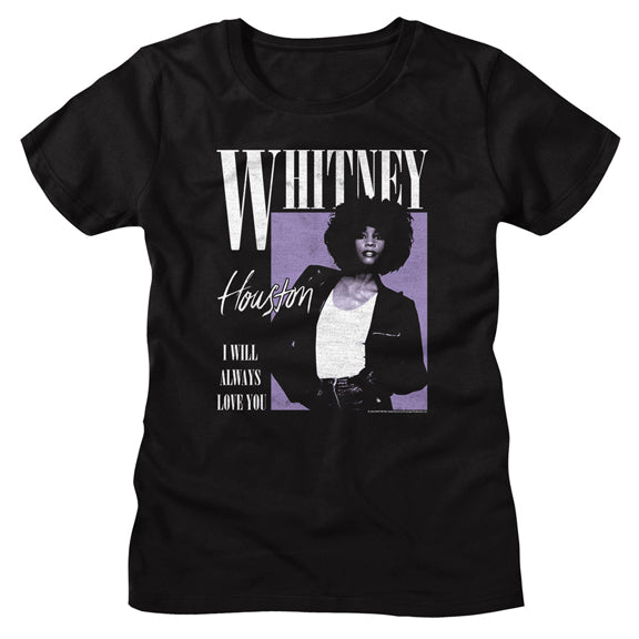 Whitney Houston Juniors Lightweight T-Shirt