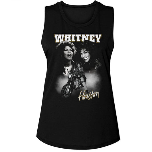 Whitney Houston Juniors Sleeveless Rocker Tank