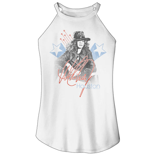 Whitney Houston Juniors Sleeveless Rocker Tank