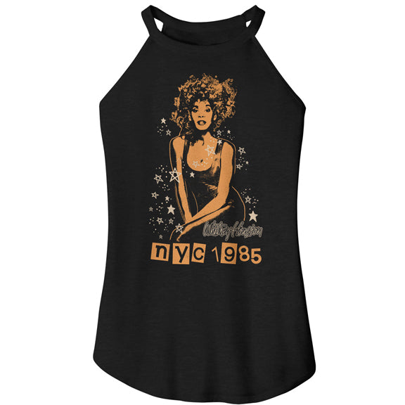 Whitney Houston Juniors Sleeveless Rocker Tank