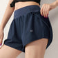 Slit Active Shorts with Pockets